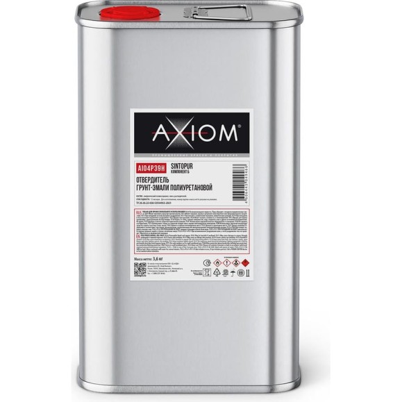 Отвердитель эмали полиуретановой AXIOM SintoPUR 3,6 кг AI04P39H Отвердитель эмали полиуретановой AXIOM SintoPUR 3,6 кг AI04P39H