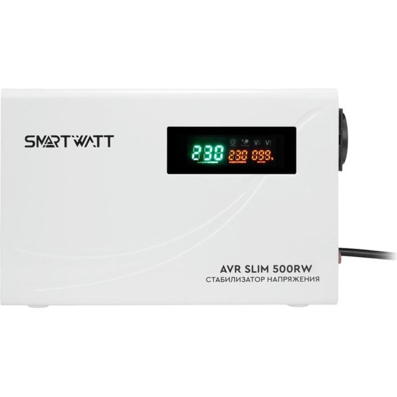 Стабилизатор напряжения SmartWatt AVR SLIM 500RW X670031463 Стабилизатор напряжения SmartWatt AVR SLIM 500RW X670031463