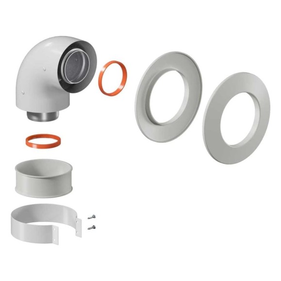 Отвод коаксиальный KRATS 60/100 (ARISTON) K-01AR