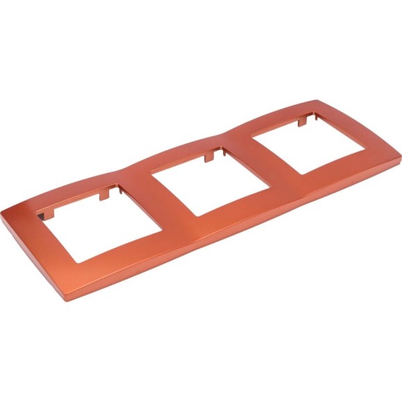 Рамка ЭРА 12500324 на 3 поста, 2, охра Б0019407