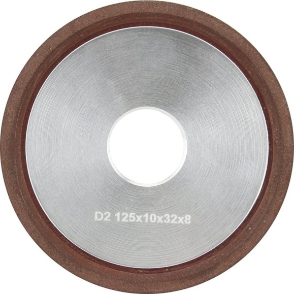 Круг заточной алмазный 125x3х5x32 мм, 12R4, плоский тарельчатый острый с кромкой, зерно 125/100 Diamond Industrial DIDCHZ12512R4 Круг заточной алмазный 125x3х5x32 мм, 12R4, плоский тарельчатый острый с кромкой, зерно 125/100 Diamond Industrial DIDCHZ12512R4