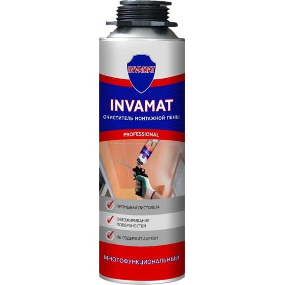 Очиститель монтажной пены INVAMAT 1074 Очиститель монтажной пены INVAMAT 1074