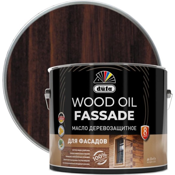Масло Dufa Wood OIL Fassade палисандр 9л МП00-011772 Масло Dufa Wood OIL Fassade палисандр 9л МП00-011772