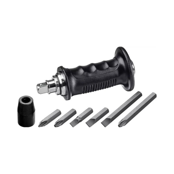 Отвертка Stayer Professional 8 ударно-поворотная 8 предметов 25663-H4_z01 Отвертка Stayer Professional 8 ударно-поворотная 8 предметов 25663-H4_z01
