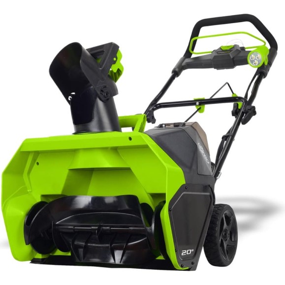 Снегоуборщик аккумуляторный GreenWorks GD40ST 40 V, 51 см, бесщеточный, с 1хАКБ 4 Ач c USB и ЗУ 2600007USB4 Снегоуборщик аккумуляторный GreenWorks GD40ST 40 V, 51 см, бесщеточный, с 1хАКБ 4 Ач c USB и ЗУ 2600007USB4