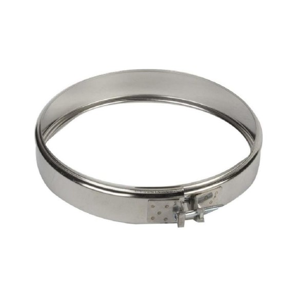 Хомут обжимной Ferrum 0.5 мм, ф125 f4905 Хомут обжимной Ferrum 0.5 мм, ф125 f4905