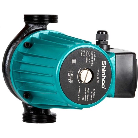 Насос циркуляционный Shinhoo BASIC 25-20 230V /36/ 71211009 Насос циркуляционный Shinhoo BASIC 25-20 230V /36/ 71211009