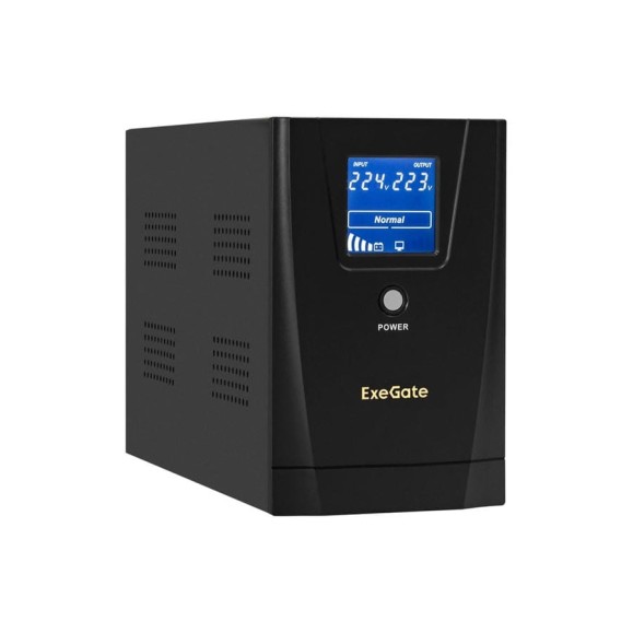 Источник бесперебойного питания ExeGate SpecialPro Smart LLB-2000.LCD.AVR.4C13.RJ.USB 2000VA/1200W, 4C13,RJ45/11,USB, металлический корпус, Black 292631 Источник бесперебойного питания ExeGate SpecialPro Smart LLB-2000.LCD.AVR.4C13.RJ.USB 2000VA/1200W, 4C13,RJ45/11,USB, металлический корпус, Black 292631