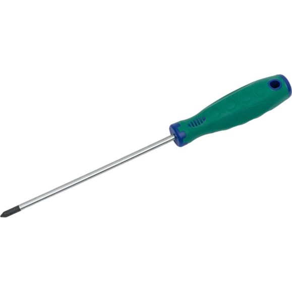 Стержневая крестовая отвертка Jonnesway Anti-Slip Grip D71P1150 PH 1x150 мм 46096 Стержневая крестовая отвертка Jonnesway Anti-Slip Grip D71P1150 PH 1x150 мм 46096
