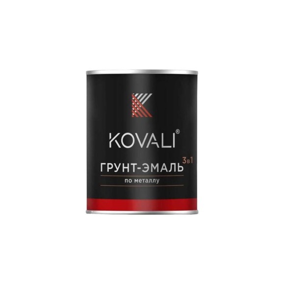 Грунт-эмаль KOVALI 3 в 1 матовая резедово-зеленая RAL 6011 2,4кг kov3.2.5C6011 Грунт-эмаль KOVALI 3 в 1 матовая резедово-зеленая RAL 6011 2,4кг kov3.2.5C6011