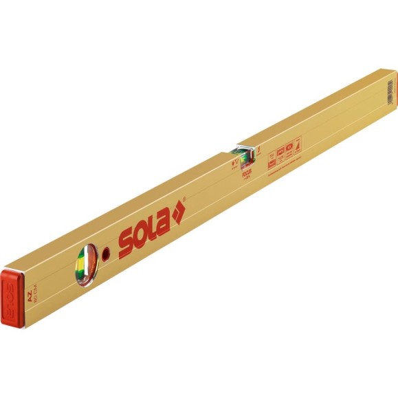 Алюминиевый уровень (L=200 см, 2 глазка) SOLA AZ 200 01161701
