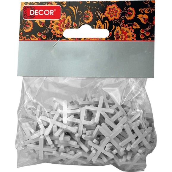 Крестики для кафеля 3.0 мм, 80 шт/уп 100-0030 DECOR 11613428