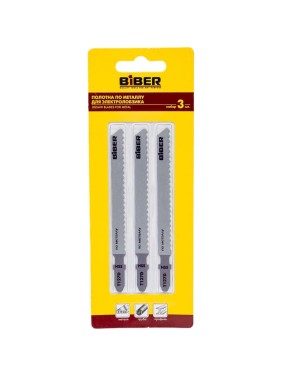 Пилка по металлу Т127D (3 шт; 74 мм; 8TPI) Biber 85280 тов-120523