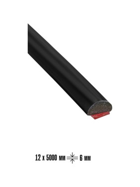 Плинтус-молдинг самоклеящийся LAKO 12-5000 мм, толщина 6 мм, черный, шт LKD-PL-YT251-BLACK Плинтус-молдинг самоклеящийся LAKO 12-5000 мм, толщина 6 мм, черный, шт LKD-PL-YT251-BLACK