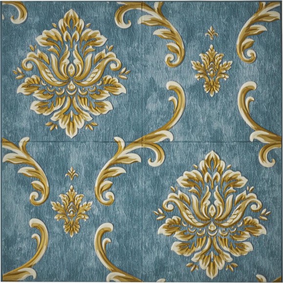 Комплект 5 шт 3D панель для стен LAKO DECOR Барокко цвет Сине-серый, 70x70см, толщина 6мм LKD-5-XY-A05-KO Комплект 5 шт 3D панель для стен LAKO DECOR Барокко цвет Сине-серый, 70x70см, толщина 6мм LKD-5-XY-A05-KO