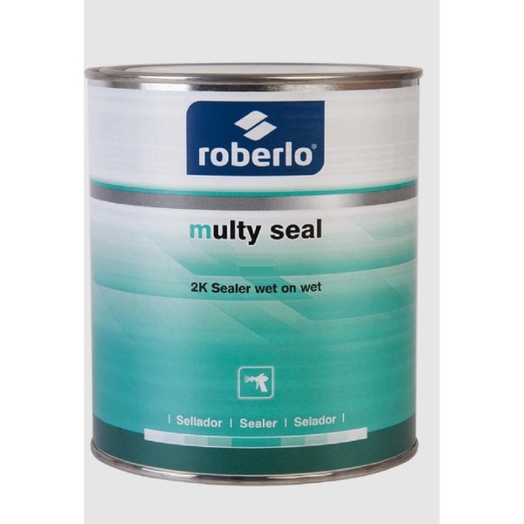 Грунт-наполнитель 2К MULTY SEAL акриловый, уретановый, мокрый по мокрому 4:1, ЧЕРНЫЙ, 1л ROBERLO 69664 Грунт-наполнитель 2К MULTY SEAL акриловый, уретановый, мокрый по мокрому 4:1, ЧЕРНЫЙ, 1л ROBERLO 69664