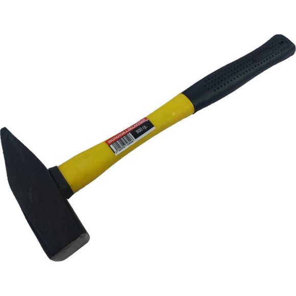 Молоток слесарный с фибергассовой ручкой TOOLAS Эконом 800 гр 00012809 Молоток слесарный с фибергассовой ручкой TOOLAS Эконом 800 гр 00012809