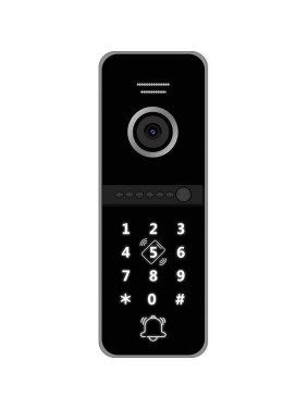 Вызывная панель для видеодомофона со считывателем и клавиатурой Novicam FANTASY MRK FHD BLACK 4892