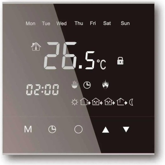 Терморегулятор для теплого пола Манотек WarmLife цифровой warmlife_black