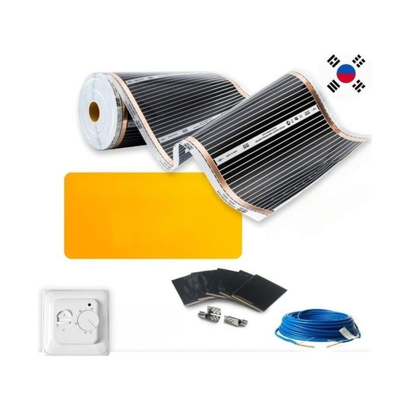 Комплект теплого пола с механическим терморегулятором Манотек 9 м² infra_pol_9 Комплект теплого пола с механическим терморегулятором Манотек 9 м² infra_pol_9