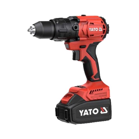 Аккумуляторная бесщёточная ударная дрель YATO 18 В 120 Н/м YT-8277915 Аккумуляторная бесщёточная ударная дрель YATO 18 В 120 Н/м YT-8277915
