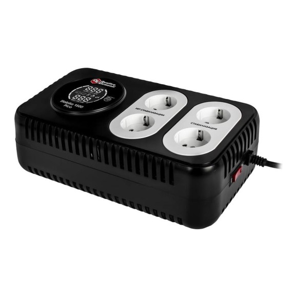 Стабилизатор напряжения QUATTRO ELEMENTI Stabilia 1500 Pico (1500 ВА, 160-280 В, компактный) 917-742 Стабилизатор напряжения QUATTRO ELEMENTI Stabilia 1500 Pico (1500 ВА, 160-280 В, компактный) 917-742