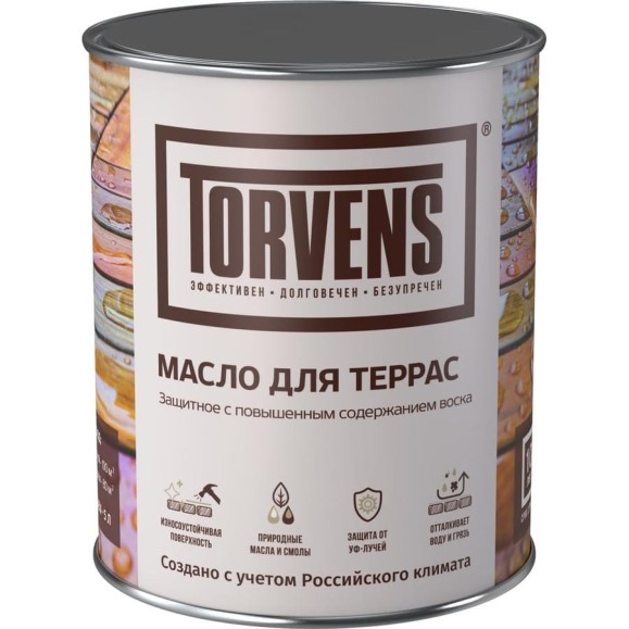 Масло для террас Torvens Орех, 5 л 00-00026814 Масло для террас Torvens Орех, 5 л 00-00026814