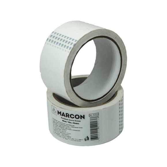 Клейкая лента MARCON белая, 50 метров 48.50.Б Клейкая лента MARCON белая, 50 метров 48.50.Б