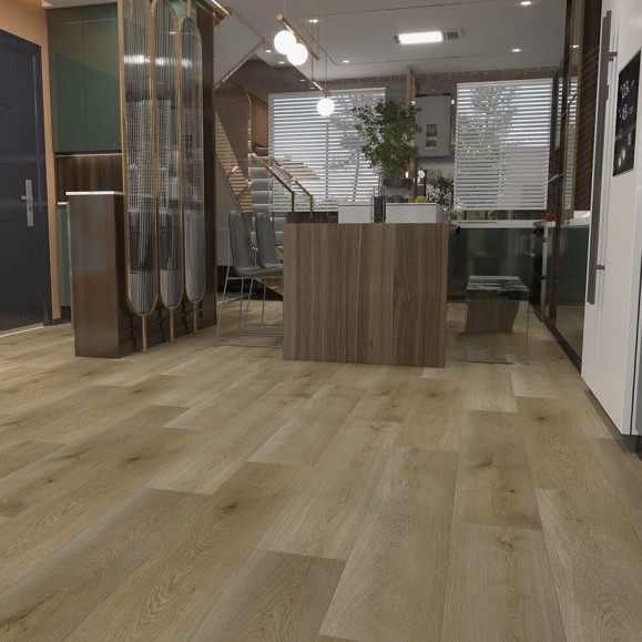 Кварц виниловый ламинат FLOORWOOD Uantroo Дуб Майк 43 класс, 5 мм с подложкой, 2.23 кв.м 6531