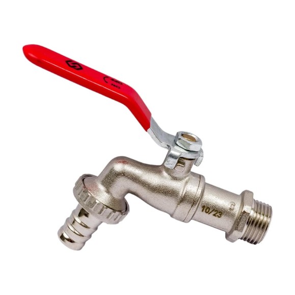 Шаровой кран MVI водоразборный 1/2" наружная-штуцер BV.633.04 Шаровой кран MVI водоразборный 1/2" наружная-штуцер BV.633.04
