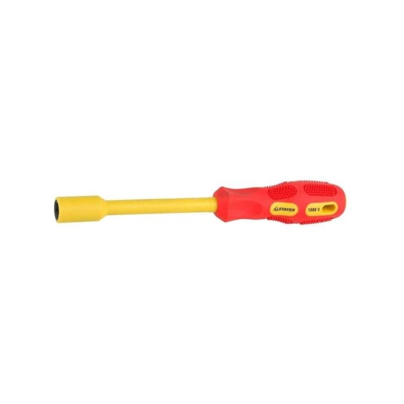 Диэлектрическая отвертка STAYER MAX-GRIP Insulated Cr-V, HEX10x125 мм 25829-10-125 G Диэлектрическая отвертка STAYER MAX-GRIP Insulated Cr-V, HEX10x125 мм 25829-10-125 G