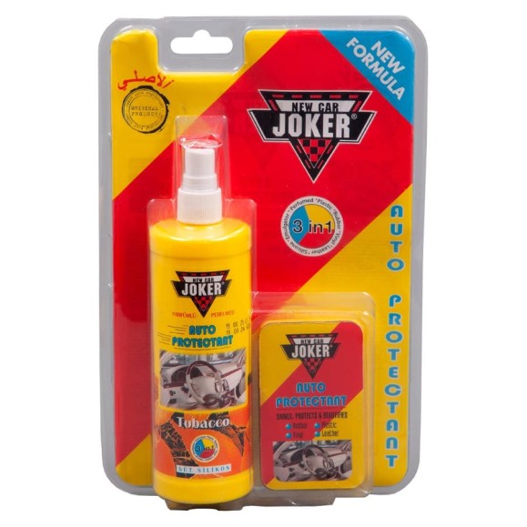 Защитный полироль Joker с губкой, табак (250 мл) JK tobacco Защитный полироль Joker с губкой, табак (250 мл) JK tobacco