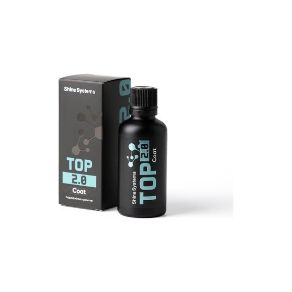 Гидрофобное керамическое покрытие для кузова Shine systems TOP Coat 2.0 Обьем 50 мл SS407 Гидрофобное керамическое покрытие для кузова Shine systems TOP Coat 2.0 Обьем 50 мл SS407