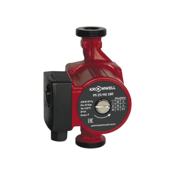 Циркуляционный насос KROMWELL (с гайками в комплекте) PS 25/4G 180 Циркуляционный насос KROMWELL (с гайками в комплекте) PS 25/4G 180