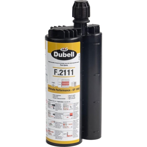 Анкер химический EMS DUBELL EP 1000 385 ml Pure Epoxy 9630270324 Анкер химический EMS DUBELL EP 1000 385 ml Pure Epoxy 9630270324