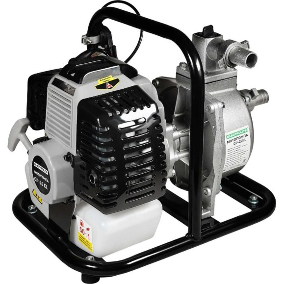 Мотопомпа Electrolite GP-25 EL (25 мм, 2 л.с, 166 л/мин, 2-х тактный двигатель) 6627 Мотопомпа Electrolite GP-25 EL (25 мм, 2 л.с, 166 л/мин, 2-х тактный двигатель) 6627