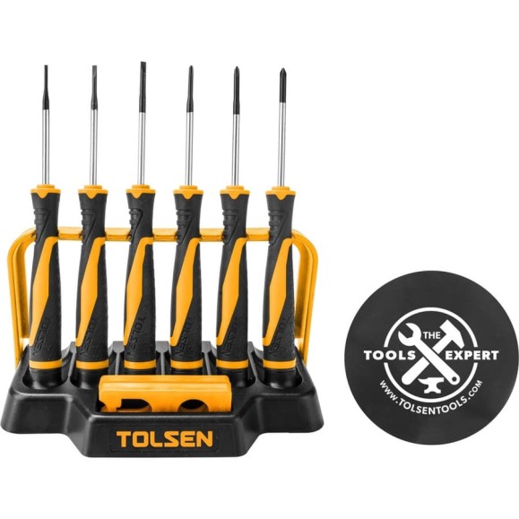 Набор прецизионных отверток TOLSEN GRIPro 8 предметов 20193 Набор прецизионных отверток TOLSEN GRIPro 8 предметов 20193
