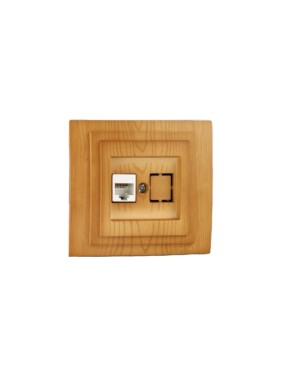 Розетка компьютерная MONO ELECTRIC Larıssa (Rj45 Cat 6) Дуб 103-313105-125 Розетка компьютерная MONO ELECTRIC Larıssa (Rj45 Cat 6) Дуб 103-313105-125