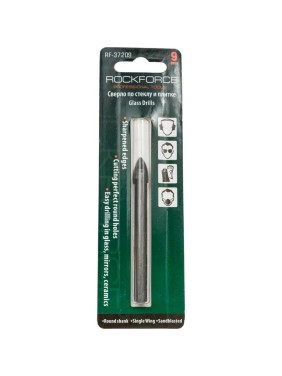 Сверло по стеклу и плитке 9мм, в блистере Rockforce RF-37209 RF-37209(49311)