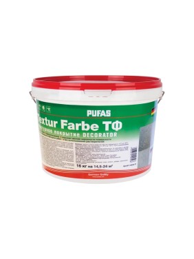 Фактурное покрытие Pufas TEXTUR FARBE DECORATOR мороз.16кг тов-211818 Фактурное покрытие Pufas TEXTUR FARBE DECORATOR мороз.16кг тов-211818