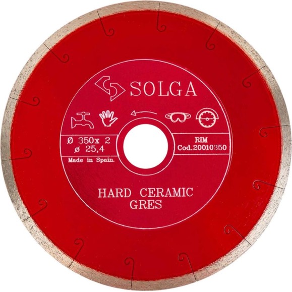 Диск алмазный сплошной (350х25,4 мм) HARD CERAMICS Solga Diamant 20010350 Диск алмазный сплошной (350х25,4 мм) HARD CERAMICS Solga Diamant 20010350