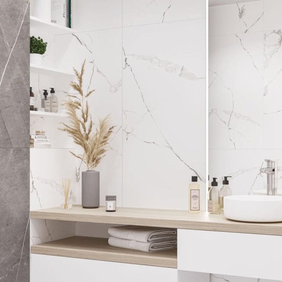 Керамогранит CULTO WHITE MARBLE 60x120 матовый, упаковка 1,44м2 УТ-99903675 Керамогранит CULTO WHITE MARBLE 60x120 матовый, упаковка 1,44м2 УТ-99903675