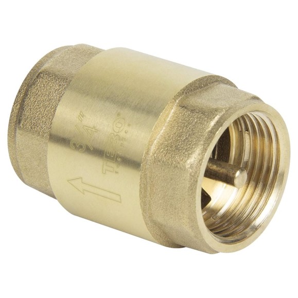 Клапан обратный с латунным сердечником TEBO ВН/ВН 1/2" T-Ко.701.12.CN Клапан обратный с латунным сердечником TEBO ВН/ВН 1/2" T-Ко.701.12.CN