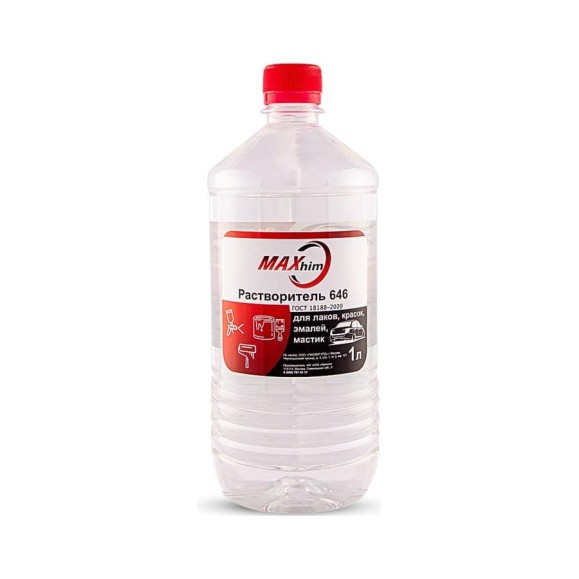 Растворитель 646 MAXHIM 1 л MH016461 Растворитель 646 MAXHIM 1 л MH016461