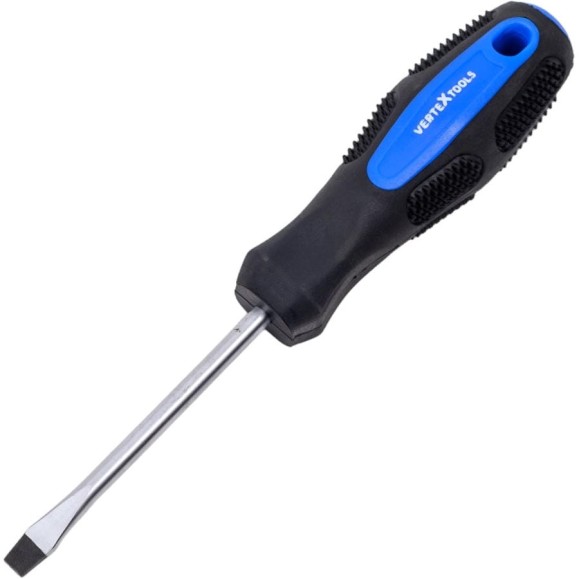 Шлицевая отвертка vertextools 5x75 мм 0051-5-75 Шлицевая отвертка vertextools 5x75 мм 0051-5-75
