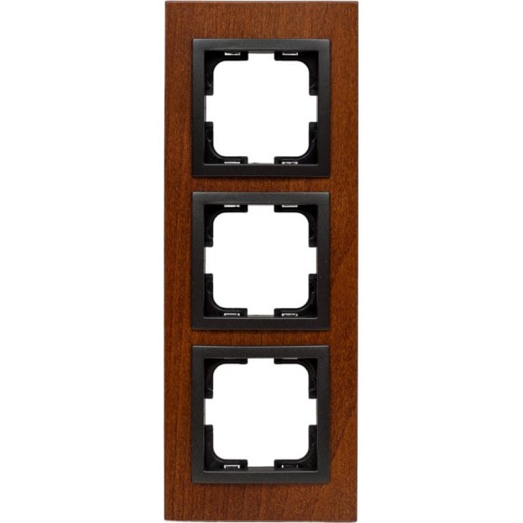 3-а рамка Mono Electric STYLE wood, орех 107-510000-162 3-а рамка Mono Electric STYLE wood, орех 107-510000-162