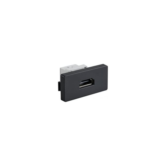 Модуль в рамку Sibling HDMI черный (1/2) 00-01018395 Модуль в рамку Sibling HDMI черный (1/2) 00-01018395