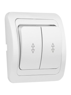 Выключатель проходной Smartbuy 2-клавишный 10А белый "Марс" SBE-02w-10-SW22-0 Выключатель проходной Smartbuy 2-клавишный 10А белый "Марс" SBE-02w-10-SW22-0