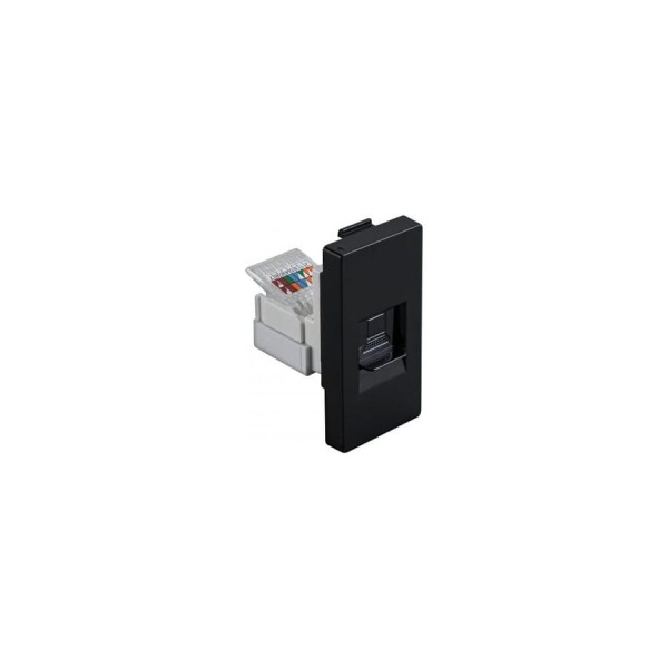 Модуль в рамку Sibling для Интернета черный CAT5 (1/2) 00-01018392