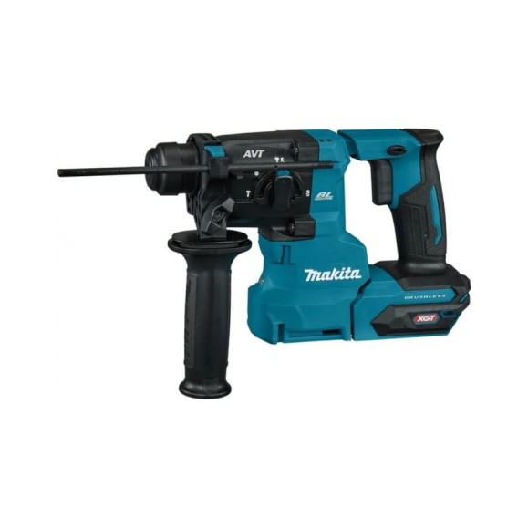 Перфоратор аккумуляторный Makita 3 режима, XGT 40В BL AWS AVT XPT, 20мм, 2,1 Дж, SDS plus, тормоз, защита от непреднамеренного включения, поддержание оборотов под накрузкой, подсветка, поставляется без ЗУ и АКБ HR010GZ Перфоратор аккумуляторный Makita 3 режима, XGT 40В BL AWS AVT XPT, 20мм, 2,1 Дж, SDS plus, тормоз, защита от непреднамеренного включения, поддержание оборотов под накрузкой, подсветка, поставляется без ЗУ и АКБ HR010GZ